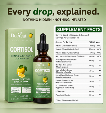 12-in-1 Calming Liquid Drops - Finally Quiet the Noise in Your Head
